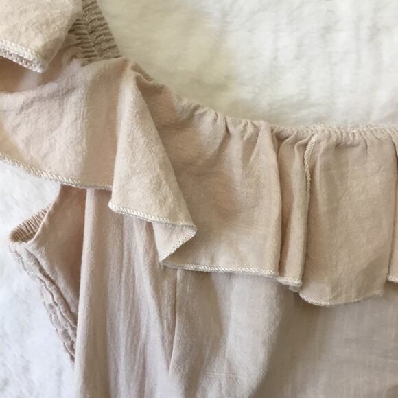 Cupshe Beige Off-Shouder Dress - Picture 3 of 9